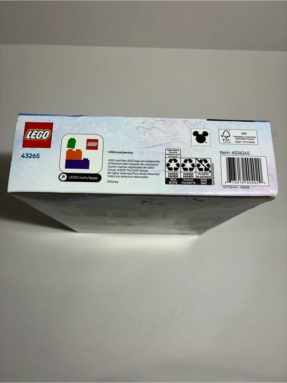 LEGO Disney Frozen Arendelle Castle 43265 Elsa Anna Olaf 177pcs NEW